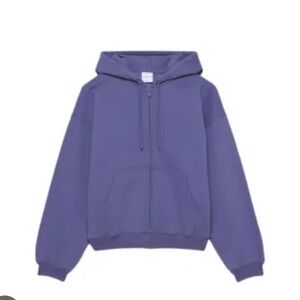 Nightshade Blue Aritzia Sweatpants and Zip Up